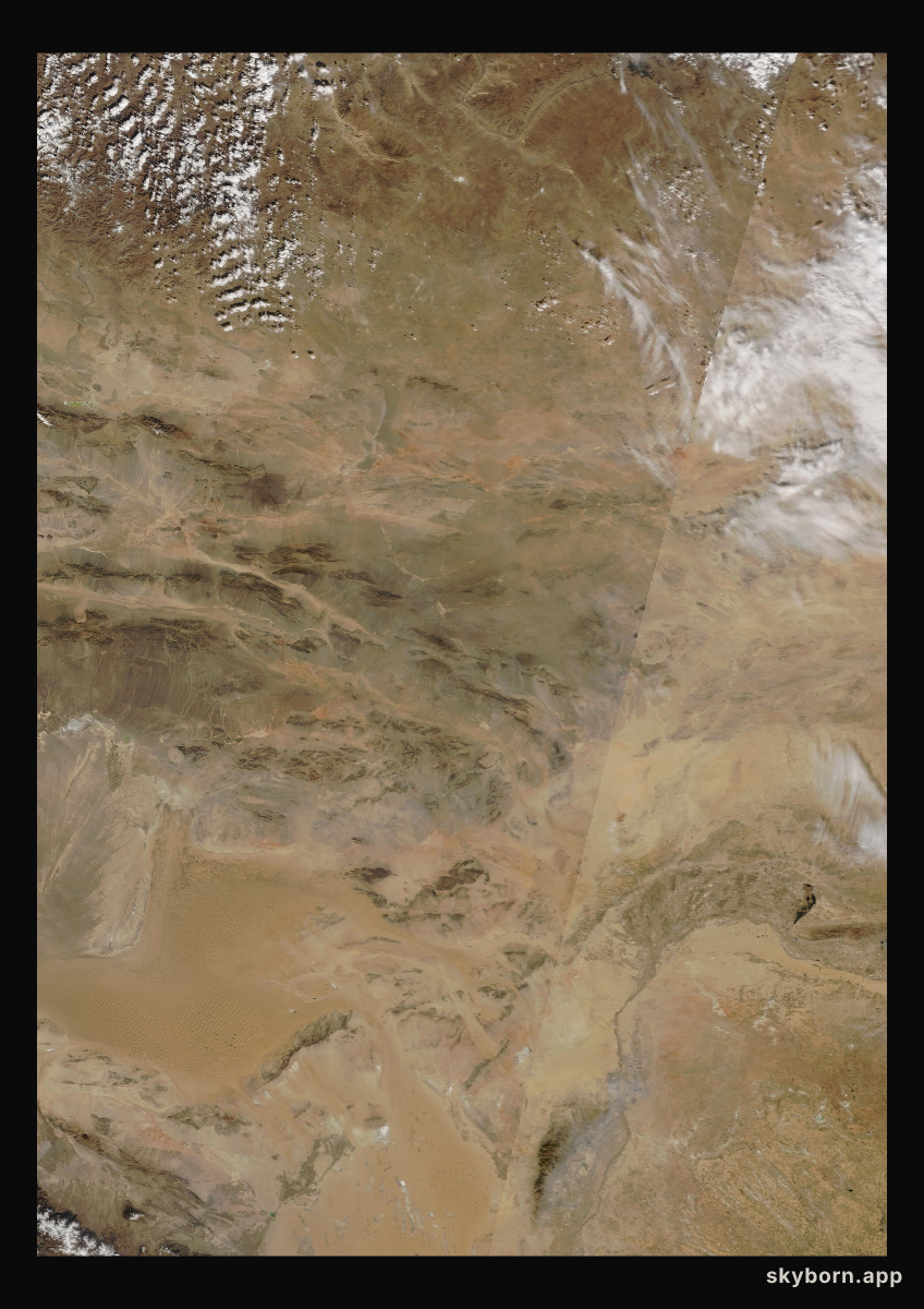 The Earth on 11 October 2004 · Gobi Desert