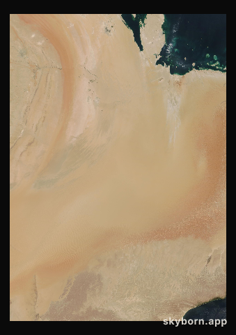 The Earth on 12 October 2004 · Empty Quarter, Arabia