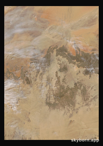 The Earth on 17 October 2004 · Sahara, Algeria