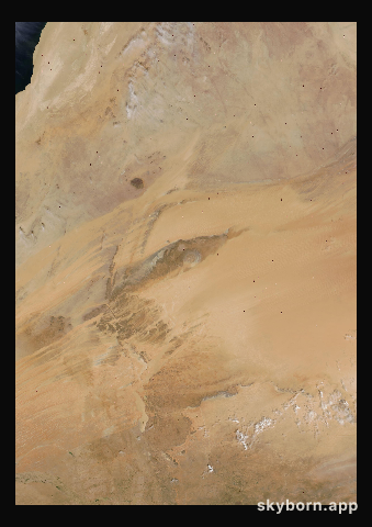 The Earth on 18 October 2004 · Eye of the Sahara, Mauritania