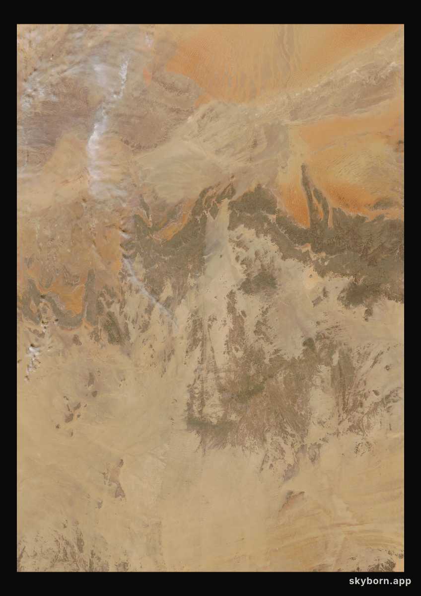 The Earth on 21 October 2004 · Sahara, Algeria