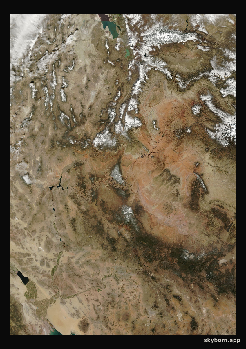 The Earth on 3 November 2004 · Colorado Plateau