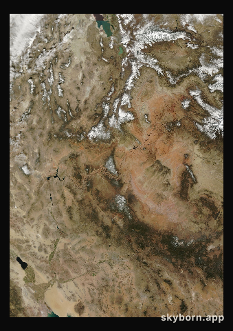 The Earth on 3 November 2004 · Colorado Plateau