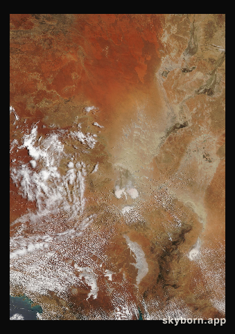 The Earth on 7 November 2004 · Lake Eyre, Australia
