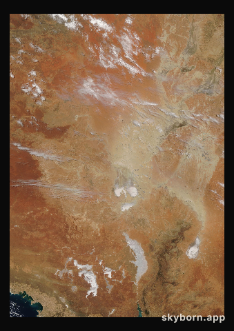 The Earth on 20 November 2004 · Lake Eyre, Australia