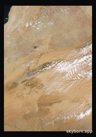 The Earth on 21 November 2004 · Eye of the Sahara, Mauritania