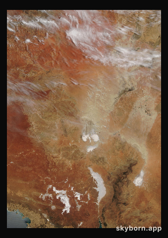 The Earth on 23 November 2004 · Lake Eyre, Australia