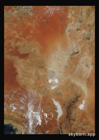 The Earth on 25 November 2004 · Lake Eyre, Australia