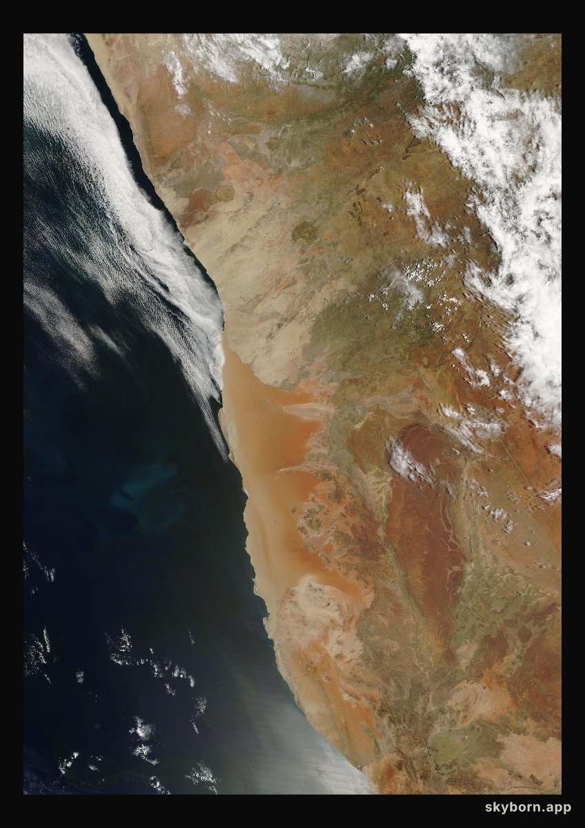 The Earth on 27 November 2004 · Namib Desert