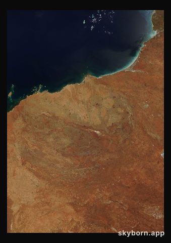 The Earth on 1 December 2004 · Pilbara, Western Australia
