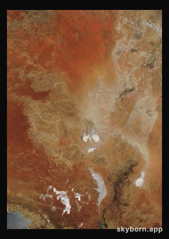 The Earth on 2 December 2004 · Lake Eyre, Australia