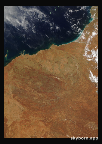 The Earth on 3 December 2004 · Pilbara, Western Australia