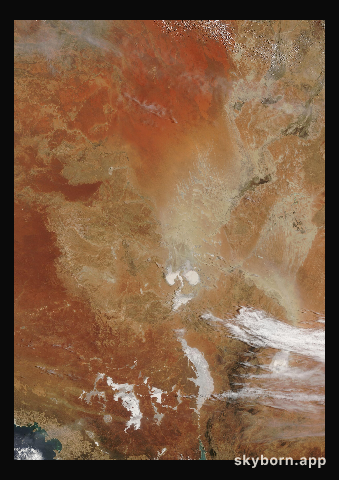 The Earth on 27 December 2004 · Lake Eyre, Australia