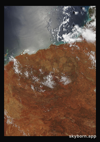 The Earth on 29 December 2004 · Pilbara, Western Australia