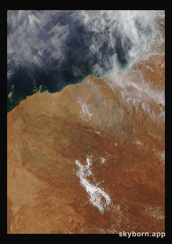 The Earth on 2 January 2005 · Pilbara, Western Australia