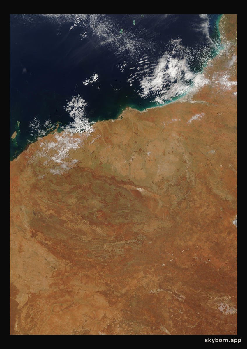 The Earth on 4 January 2005 · Pilbara, Western Australia