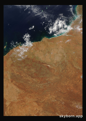 The Earth on 4 January 2005 · Pilbara, Western Australia