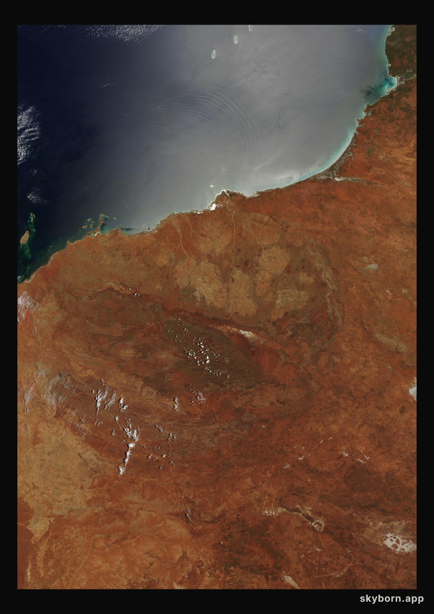 The Earth on 7 January 2005 · Pilbara, Western Australia