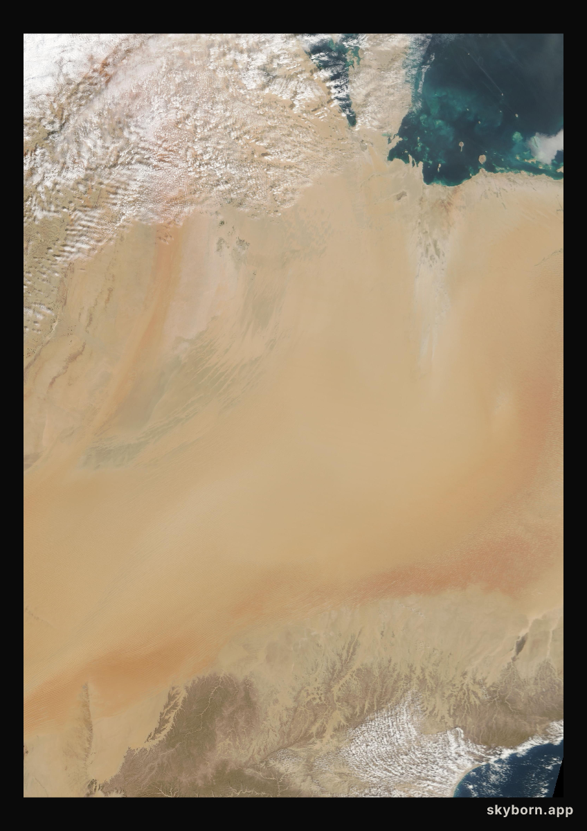 The Earth on 10 January 2005 · Empty Quarter, Arabia