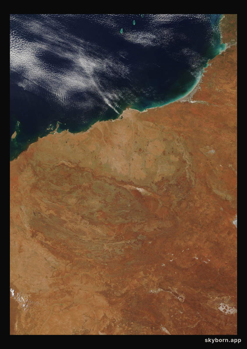 The Earth on 11 January 2005 · Pilbara, Western Australia