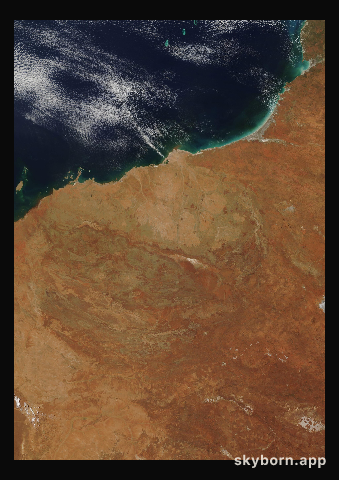 The Earth on 11 January 2005 · Pilbara, Western Australia