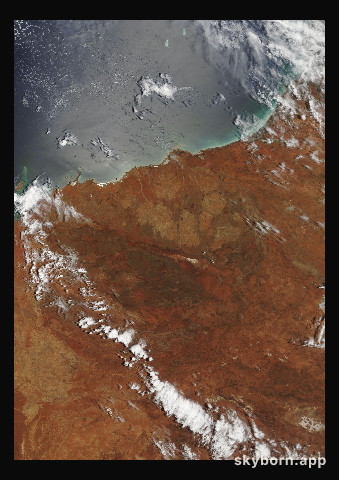 The Earth on 14 January 2005 · Pilbara, Western Australia