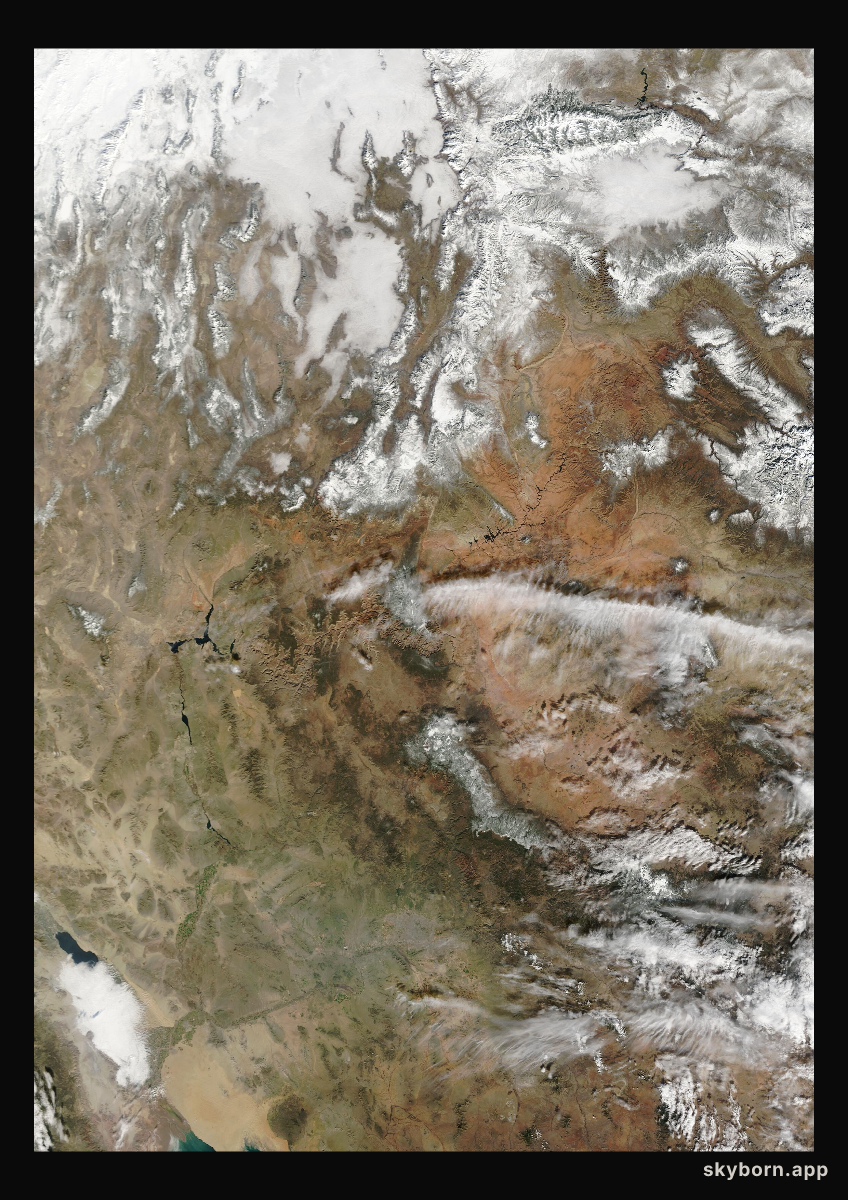 The Earth on 22 January 2005 · Colorado Plateau