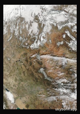 The Earth on 22 January 2005 · Colorado Plateau