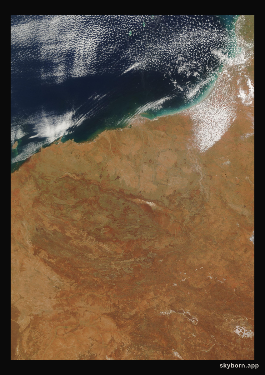 The Earth on 29 January 2005 · Pilbara, Western Australia