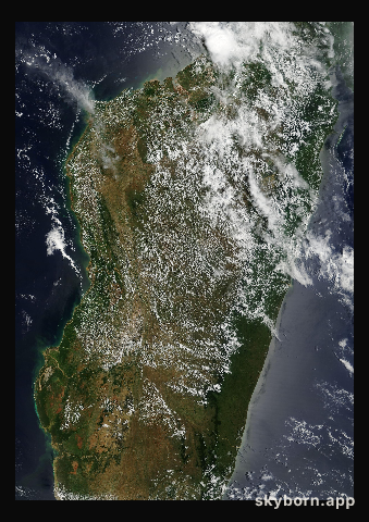 The Earth on 1 February 2005 · Madagascar