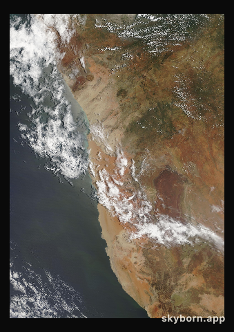 The Earth on 4 February 2005 · Namib Desert