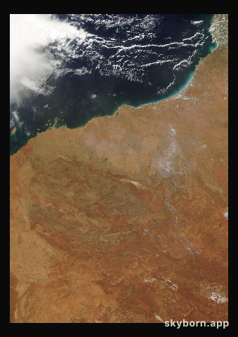 The Earth on 5 February 2005 · Pilbara, Western Australia