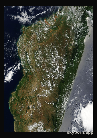 The Earth on 10 February 2005 · Madagascar
