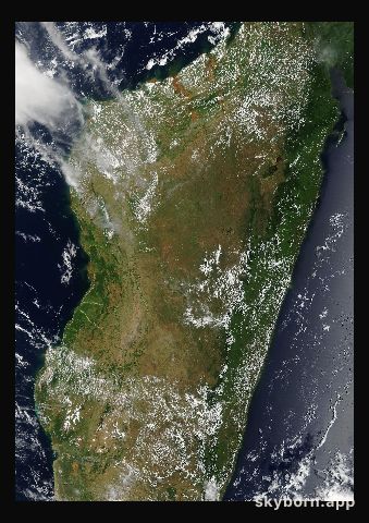 The Earth on 12 February 2005 · Madagascar