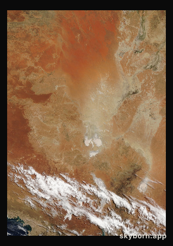 The Earth on 15 February 2005 · Lake Eyre, Australia