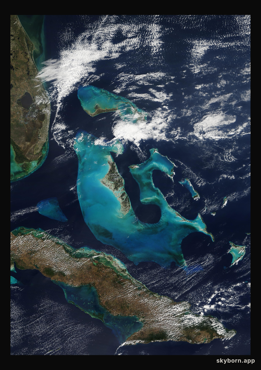 The Earth on 18 February 2005 · Bahamas