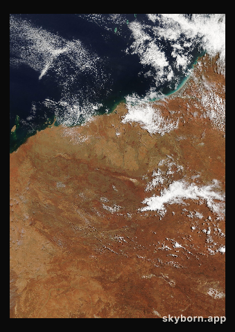 The Earth on 19 February 2005 · Pilbara, Western Australia