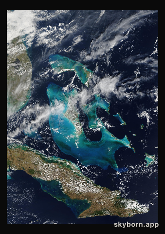 The Earth on 22 February 2005 · Bahamas