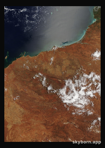 The Earth on 24 February 2005 · Pilbara, Western Australia