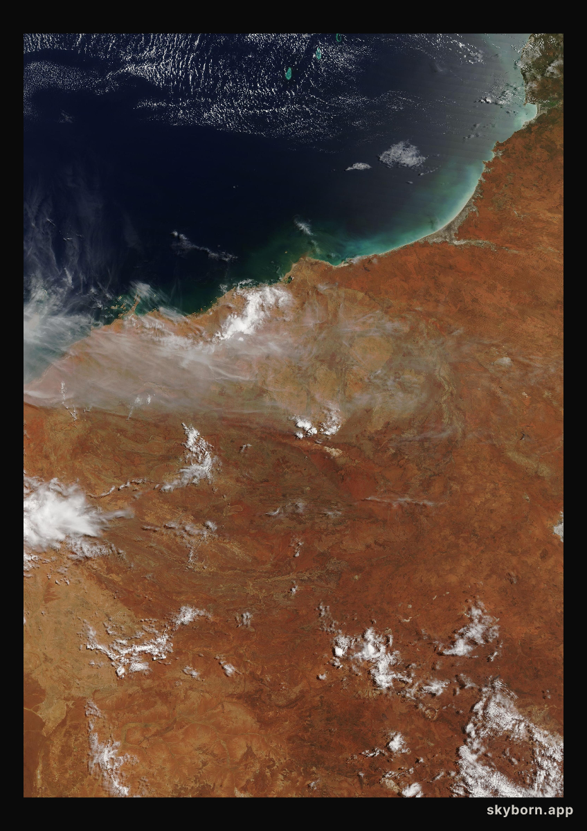 The Earth on 26 February 2005 · Pilbara, Western Australia