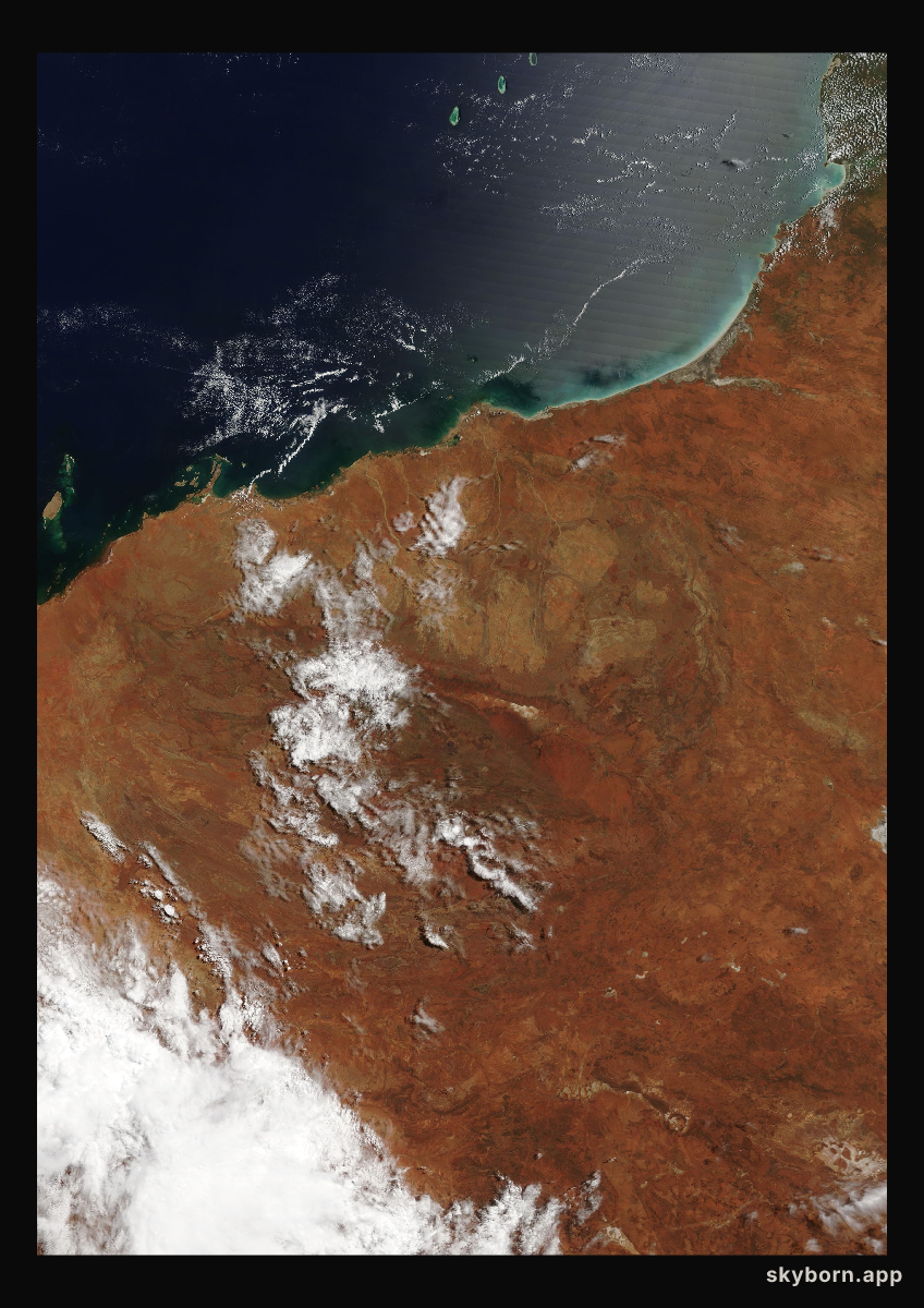 The Earth on 5 March 2005 · Pilbara, Western Australia