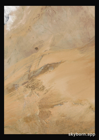 The Earth on 6 March 2005 · Eye of the Sahara, Mauritania
