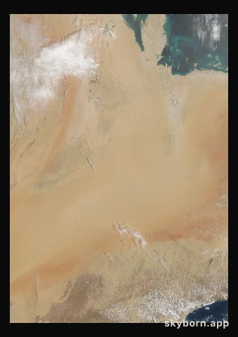 The Earth on 8 March 2005 · Empty Quarter, Arabia