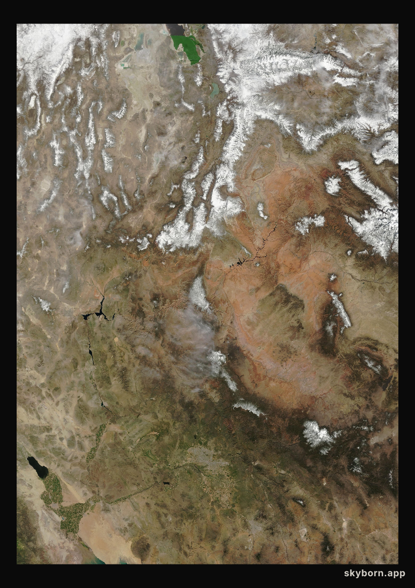 The Earth on 9 March 2005 · Colorado Plateau