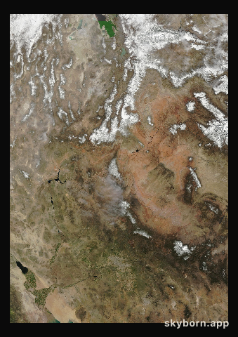 The Earth on 9 March 2005 · Colorado Plateau