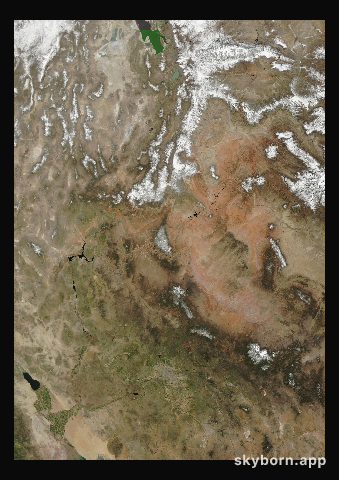 The Earth on 11 March 2005 · Colorado Plateau