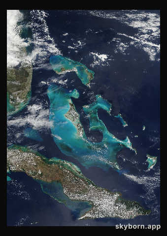 The Earth on 15 March 2005 · Bahamas