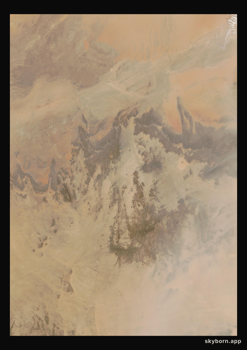 The Earth on 19 March 2005 · Sahara, Algeria