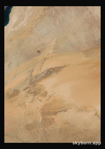 The Earth on 29 March 2005 · Eye of the Sahara, Mauritania