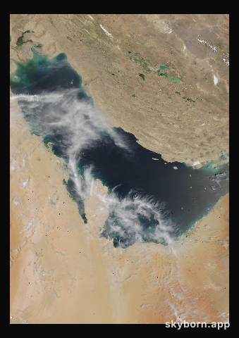 The Earth on 22 April 2005 · Persian Gulf
